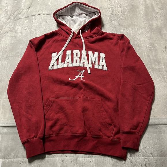 Colosseum Other - Alabama Crimson Tide Hoodie Sweatshirt Men Small Red Colosseum Pockets Spellout